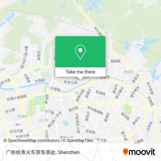 广铁铁青火车票售票处 map