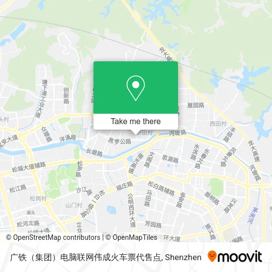 广铁（集团）电脑联网伟成火车票代售点 map