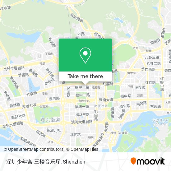 深圳少年宫-三楼音乐厅 map