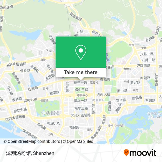 源潮汤粉馆 map