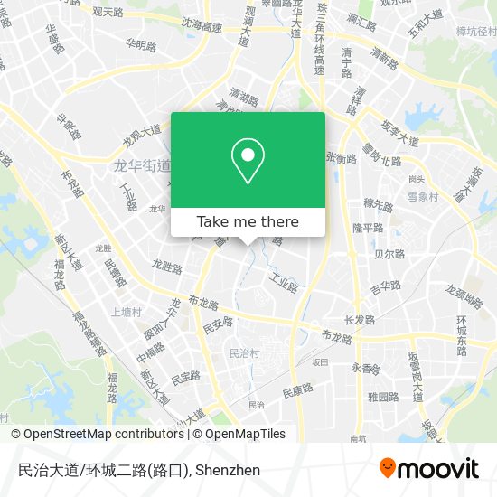 民治大道/环城二路(路口) map