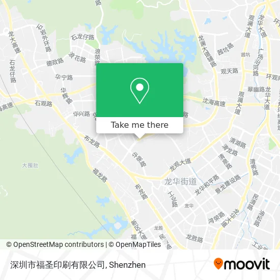 深圳市福圣印刷有限公司 map