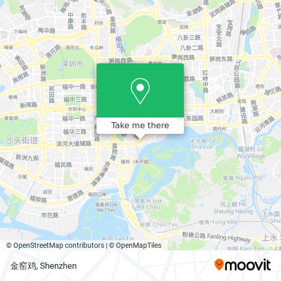 金窑鸡 map