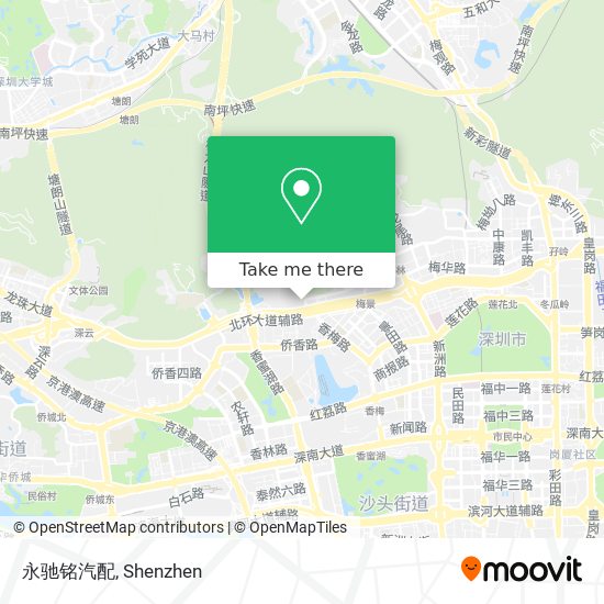 永驰铭汽配 map
