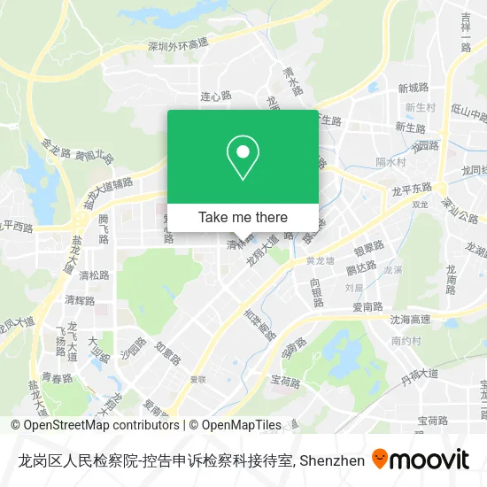 龙岗区人民检察院-控告申诉检察科接待室 map