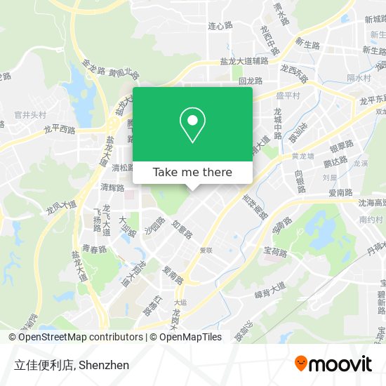 立佳便利店 map