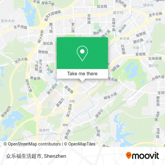 众乐福生活超市 map