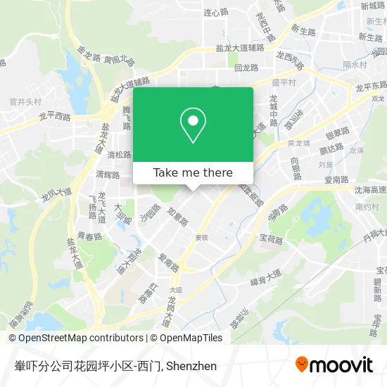 輋吓分公司花园坪小区-西门 map