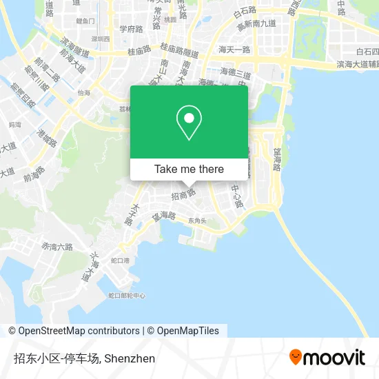 招东小区-停车场 map