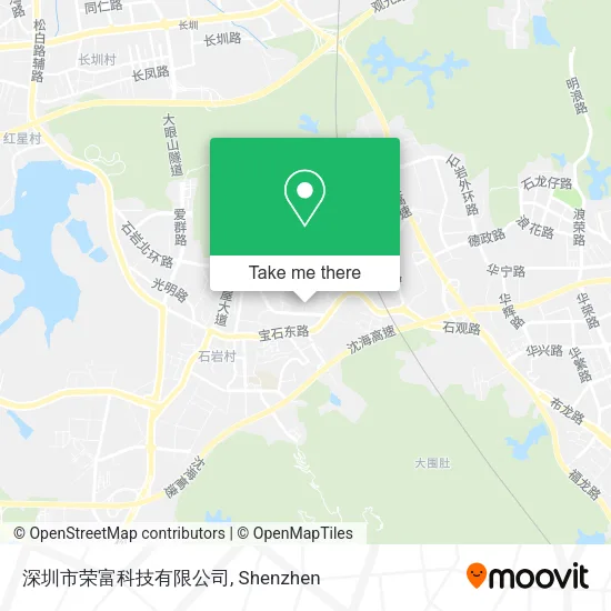 深圳市荣富科技有限公司 map