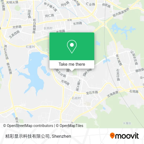 精彩显示科技有限公司 map