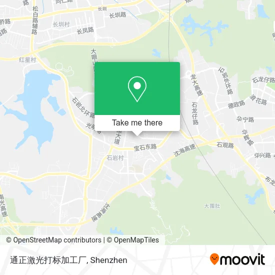 通正激光打标加工厂 map