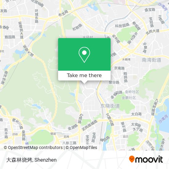 大森林烧烤 map