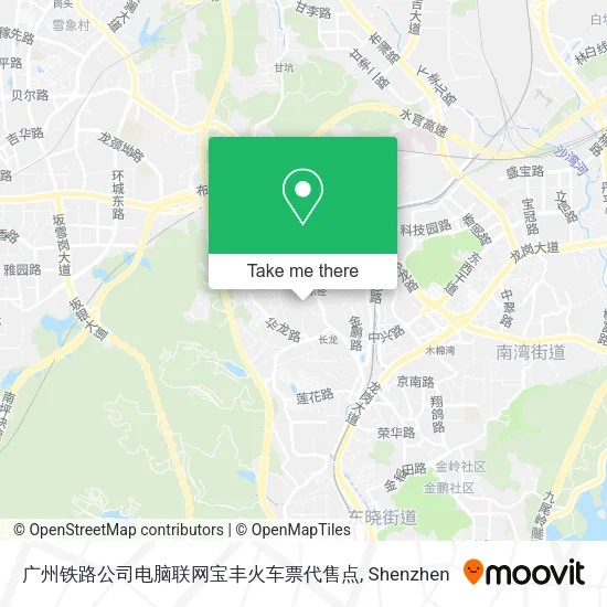 广州铁路公司电脑联网宝丰火车票代售点 map