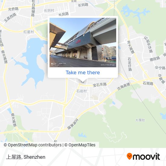 上屋路 map