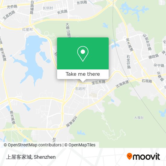 上屋客家城 map