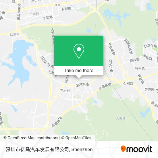 深圳市亿马汽车发展有限公司 map