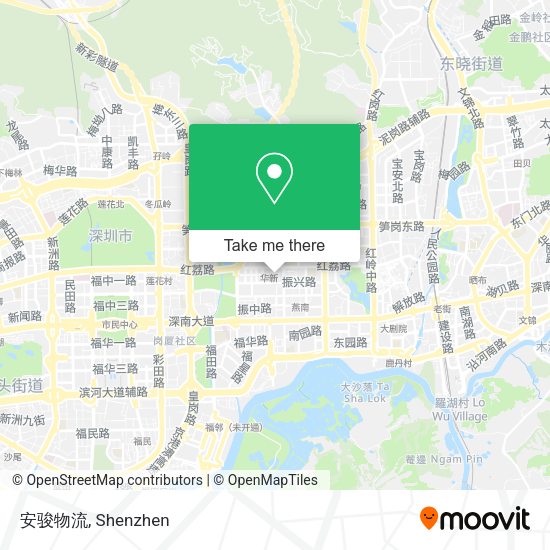 安骏物流 map