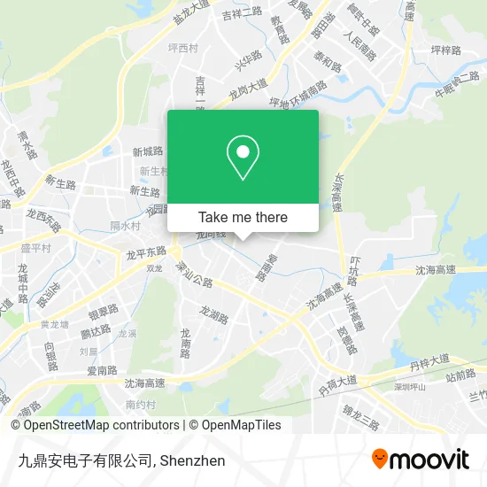 九鼎安电子有限公司 map
