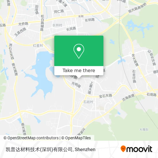 凯普达材料技术(深圳)有限公司 map