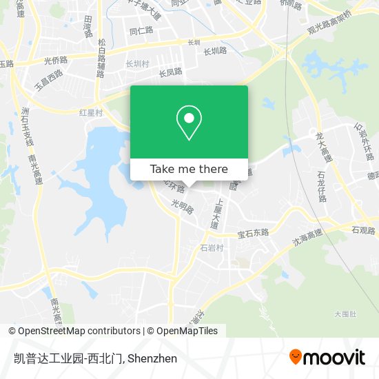 凯普达工业园-西北门 map