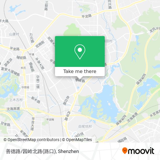 善德路/园岭北路(路口) map