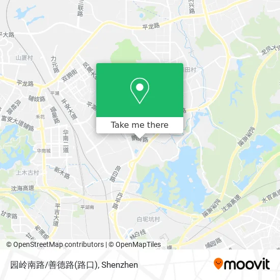 园岭南路/善德路(路口) map