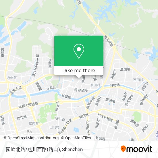 园岭北路/燕川西路(路口) map