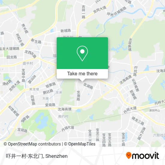 吓井一村-东北门 map