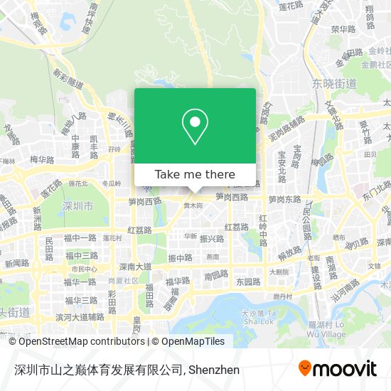 深圳市山之巅体育发展有限公司 map