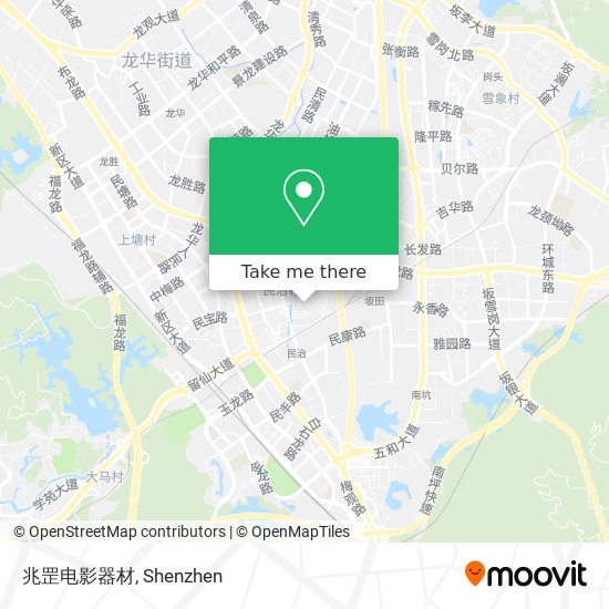 兆罡电影器材 map