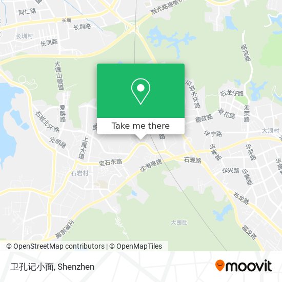 卫孔记小面 map