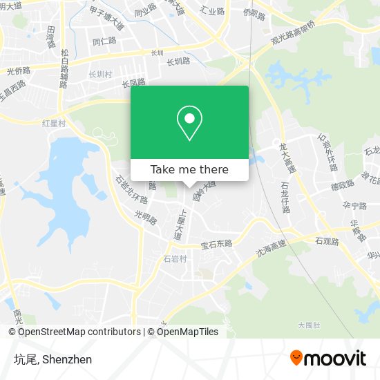 坑尾 map