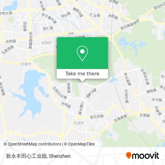 新永丰田心工业园 map