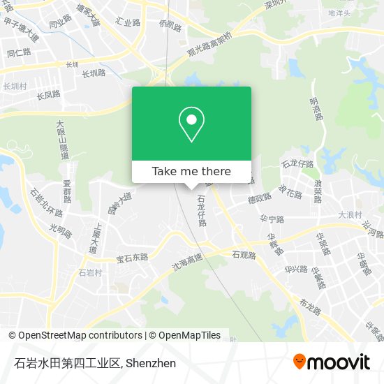石岩水田第四工业区 map