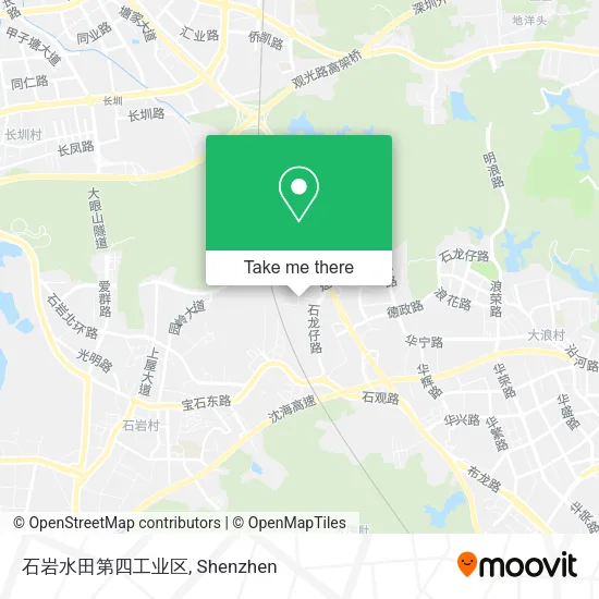 石岩水田第四工业区 map