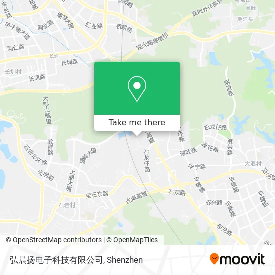 弘晨扬电子科技有限公司 map
