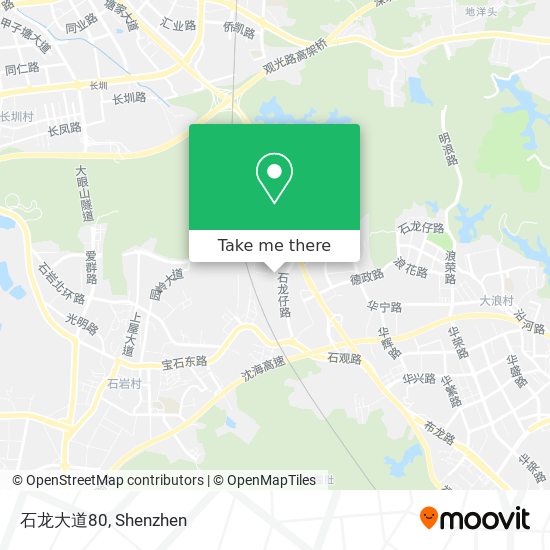 石龙大道80 map