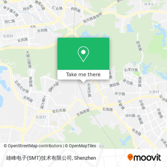 雄峰电子(SMT)技术有限公司 map