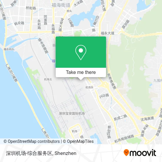 深圳机场-综合服务区 map