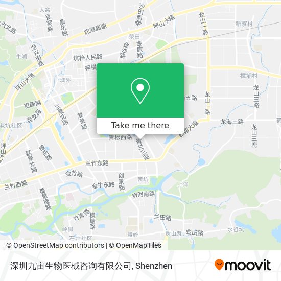 深圳九宙生物医械咨询有限公司 map