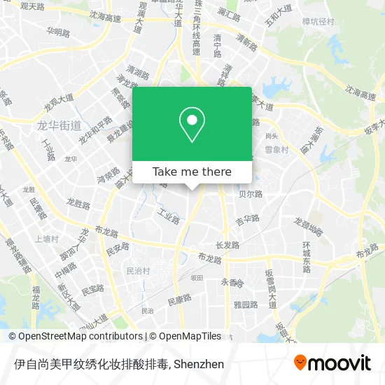 伊自尚美甲纹绣化妆排酸排毒 map