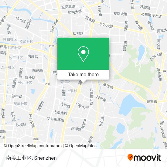 南美工业区 map