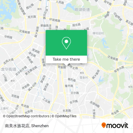 南美水族花店 map