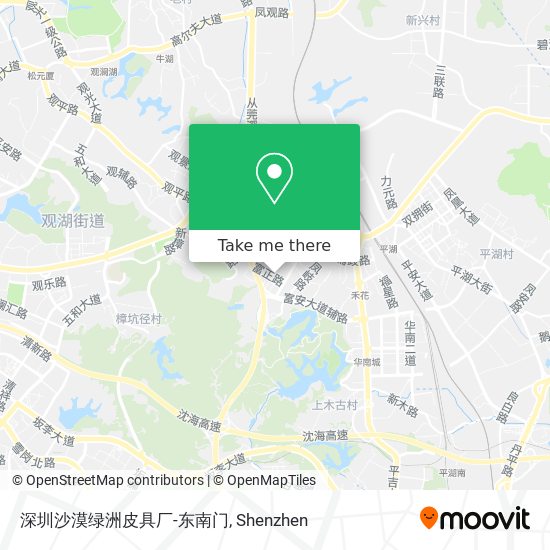 深圳沙漠绿洲皮具厂-东南门 map