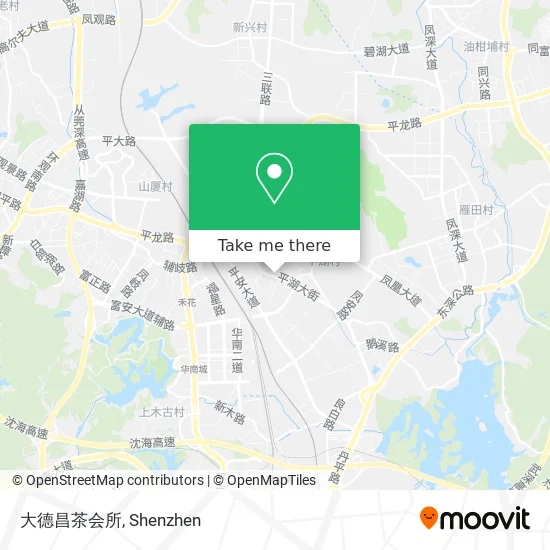 大德昌茶会所 map