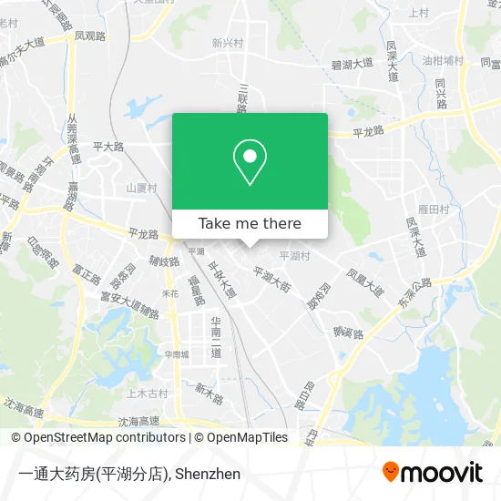 一通大药房(平湖分店) map