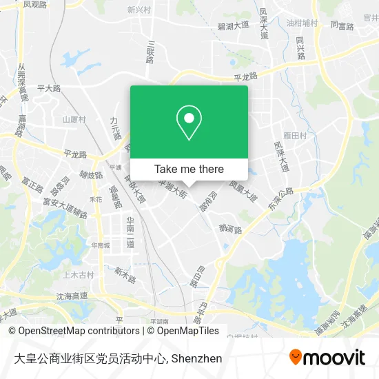 大皇公商业街区党员活动中心 map