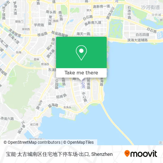 宝能·太古城南区住宅地下停车场-出口 map