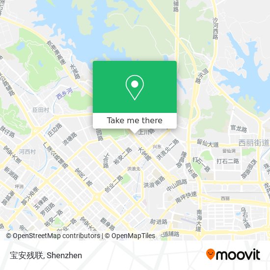 宝安残联 map